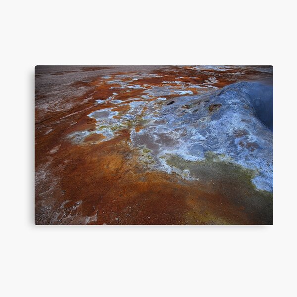 Namafjall mudpot Canvas Print