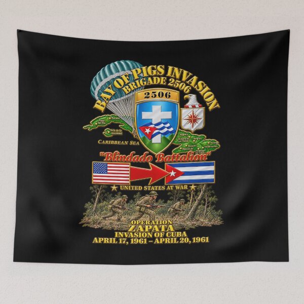 Item preview, Army - Operation Zapata - Bay of Pigs - Cuba Invasion - with Invasion Scene - 3D - Transparent designed and sold by Military Insignia Products.