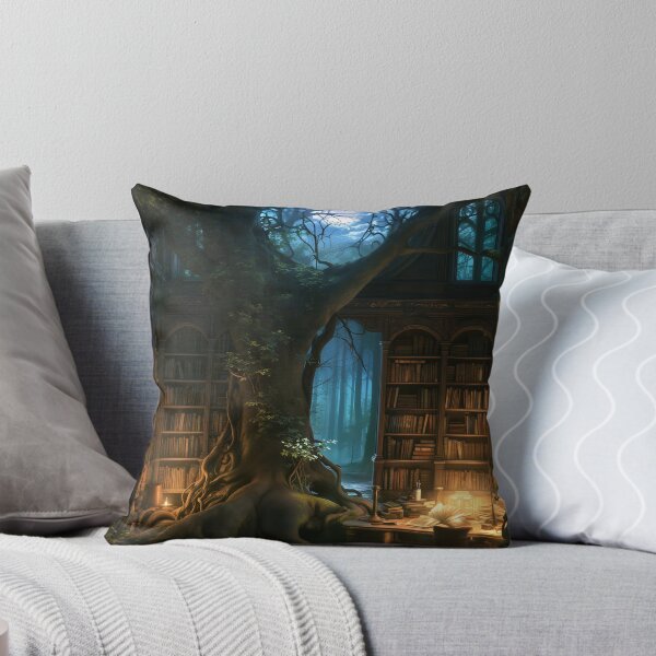 Item preview, The Library Where the Forest Remembers designed and sold by oanaunciuleanu.