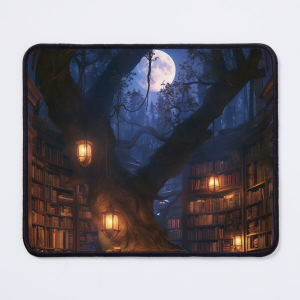 Item preview, The Library Where the Forest Remembers designed and sold by oanaunciuleanu.