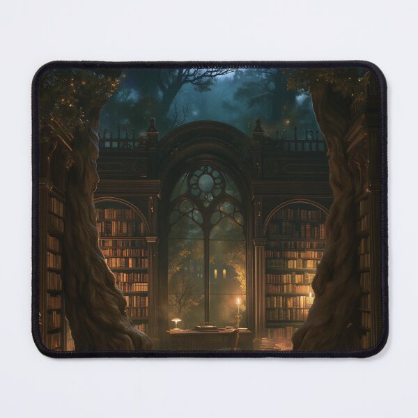 Item preview, The Library Where the Forest Remembers designed and sold by oanaunciuleanu.