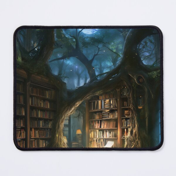 Item preview, The Library Where the Forest Remembers designed and sold by oanaunciuleanu.