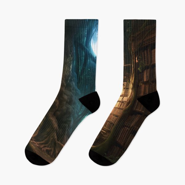 Item preview, The Library Where the Forest Remembers designed and sold by oanaunciuleanu.