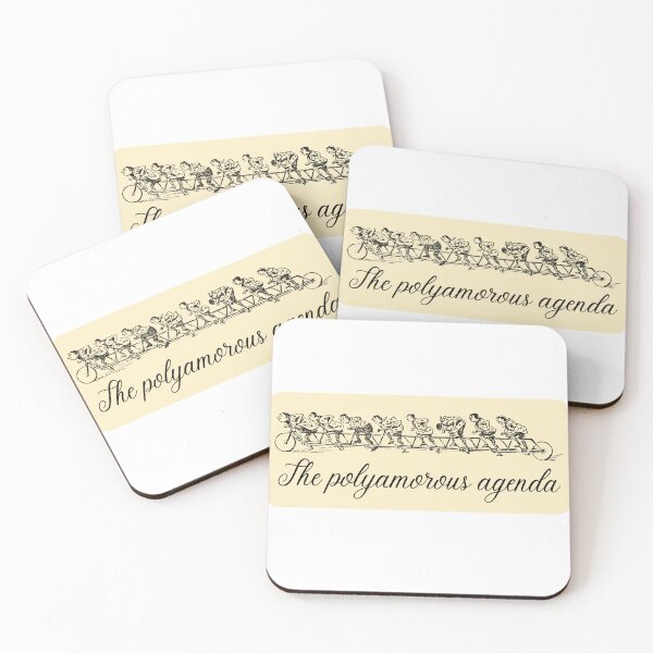 Item preview, The polyamorous agenda sticker designed and sold by polyampinup.