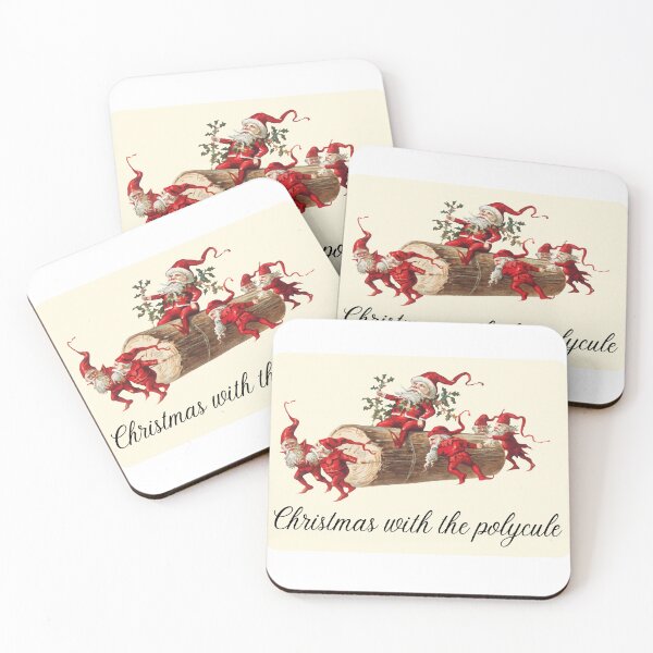 Item preview, Christmas with the polycule sticker designed and sold by polyampinup.