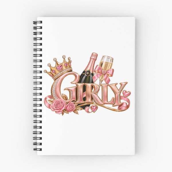 Item preview, GIRLY – Glamorous Rose Gold Women's Design with Crown designed and sold by POP FACTORY.