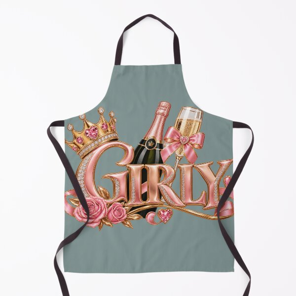 Item preview, GIRLY – Glamorous Rose Gold Women's Design with Crown designed and sold by POP FACTORY.