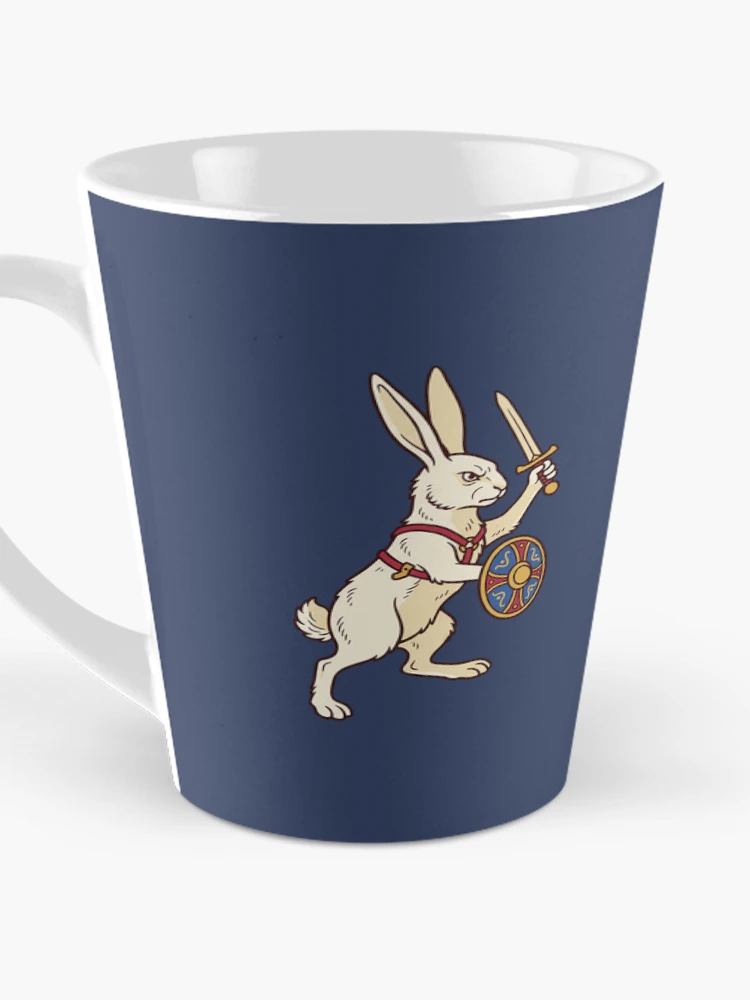 Thumbnail 3 of 4, Coffee Mug, Medieval Rabbit Knight With Sword designed and sold by Rariks.