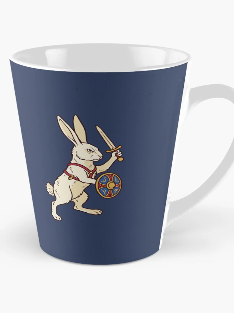 Thumbnail 1 of 4, Coffee Mug, Medieval Rabbit Knight With Sword designed and sold by Rariks.