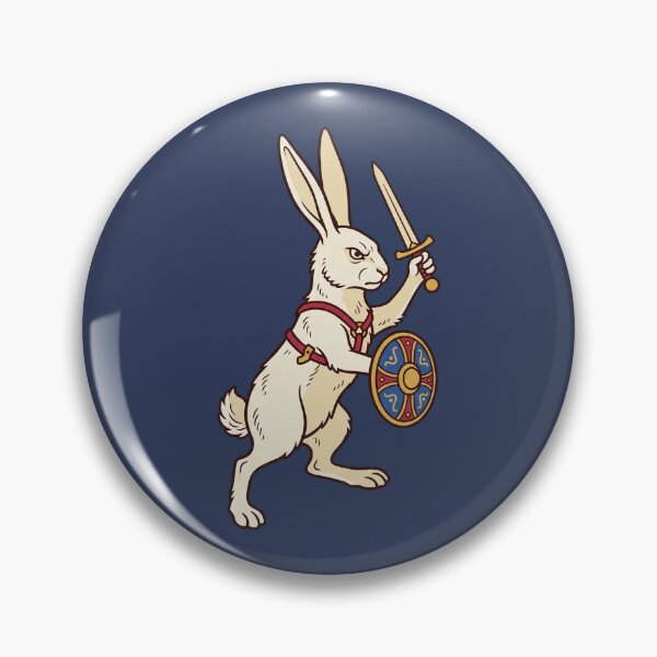 Item preview, Medieval Rabbit Knight With Sword designed and sold by Rariks.