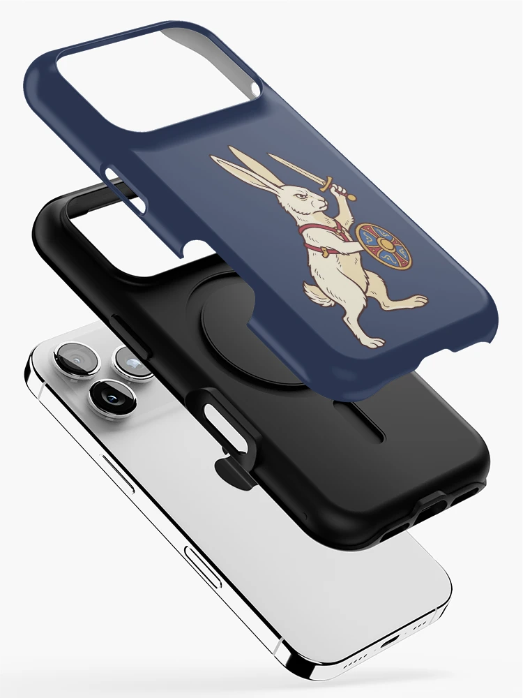 Thumbnail 2 of 4, iPhone Case, Medieval Rabbit Knight With Sword designed and sold by Rariks.