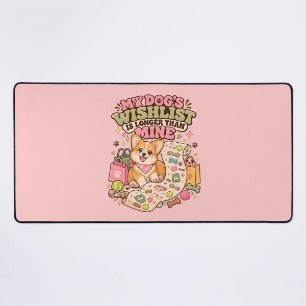 Item preview, Holiday Shopping Wishlist Humor Funny Corgi Dog Mom designed and sold by Im-Ara.