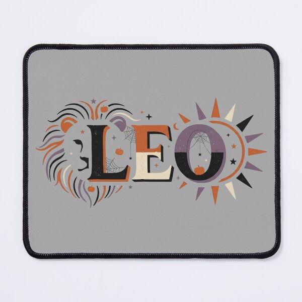 Item preview, Leo Halloween Zodiac Sign Spooky Lion Mane Sun Retro Fall Art designed and sold by BreezifyDesignStudio.