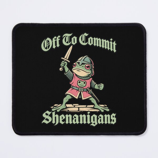 Item preview, Off to Commit Shenanigans Frog designed and sold by Kladhadredo.