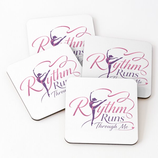 Item preview, Rhythm Runs Through Me. rhythmic gymnastics designed and sold by FlipGymnastics.