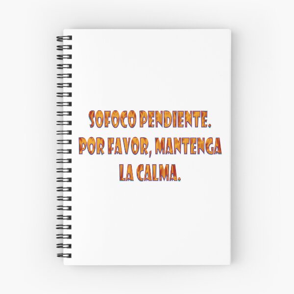 Item preview, Sofoco pendiente. Por favor, mantenga la calma. - Spanish Menopause humor designed and sold by Yamy Morrell Art and Design.