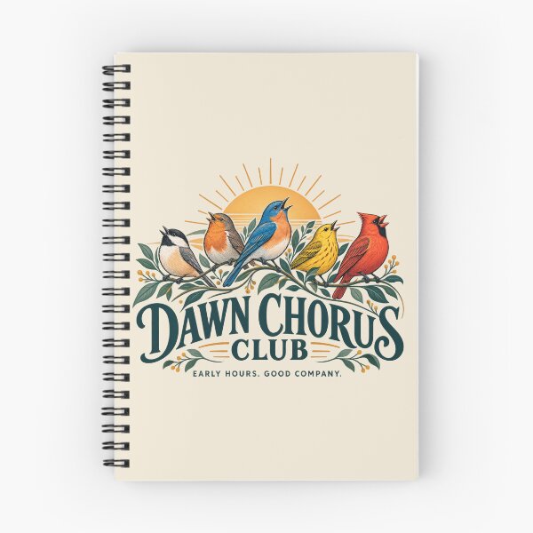 Item preview, Dawn Chorus Club – Birdwatching Birds Nature Lover T-Shirt designed and sold by astersgraphics.