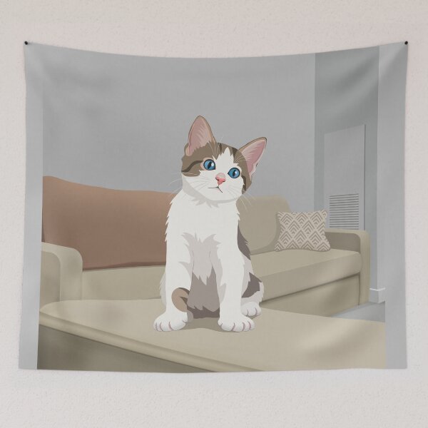 Item preview, Thoughtful kitten designed and sold by NorthNook.