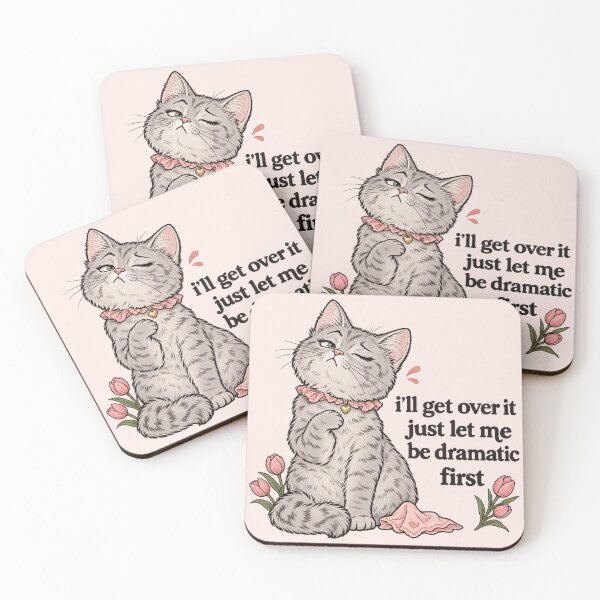 Item preview, Let Me Be Dramatic Funny Cat, Sassy Quote, Cute Sarcastic Cat Humor, Dramatic Cat Lover Aesthetic designed and sold by Quiajia.
