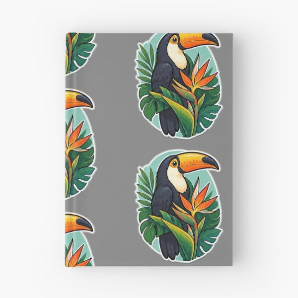 Item preview, Tropical Toco Toucan & Bird of Paradise Flower, Lush Jungle Art designed and sold by TimerX.