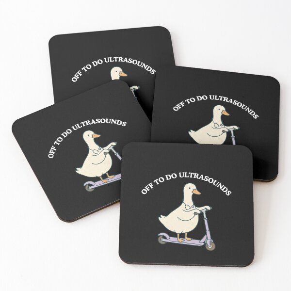 Item preview, Off To Do Ultrasounds Cute Duck Sonographer designed and sold by MotivaChic.