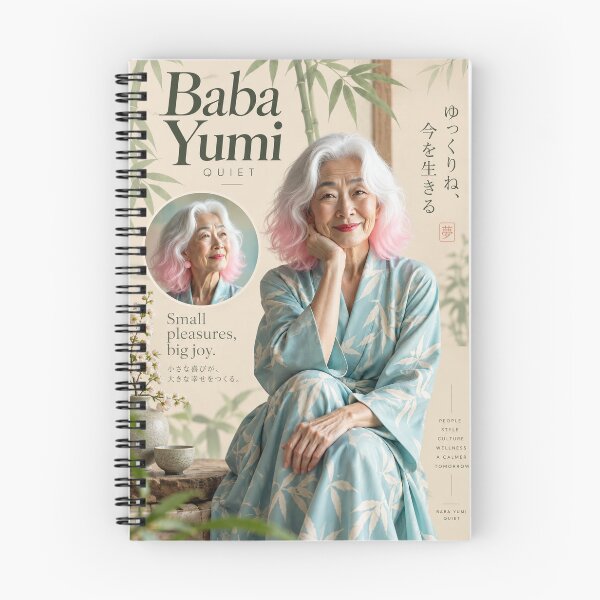 Item preview, Baba Yumi – Small Pleasures Big Joy Japanese Inspired Portrait designed and sold by MetaModel Editions.