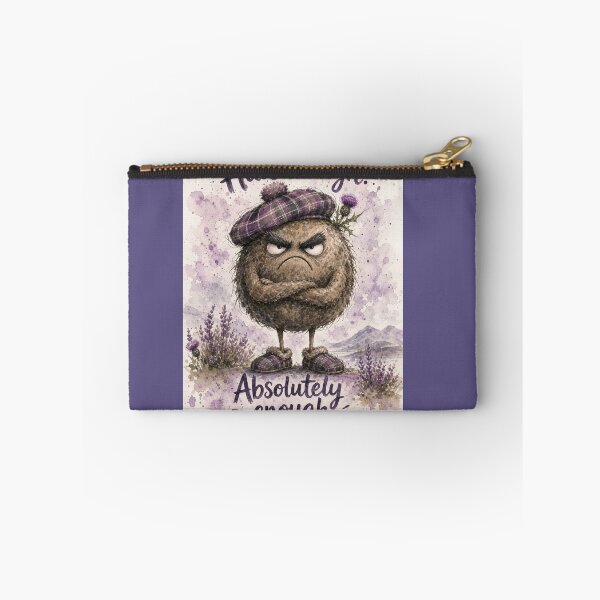 Item preview, Haggis Who’s Had Enough – Funny Scottish Watercolour Character designed and sold by DesignsbyDandan.