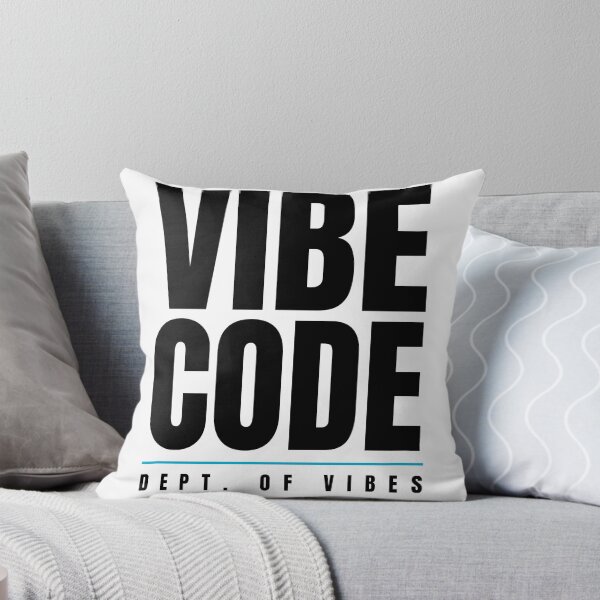 Item preview, Vibe Code – Dept. of Vibes (Black Ink) designed and sold by Acta Diurna Supply.