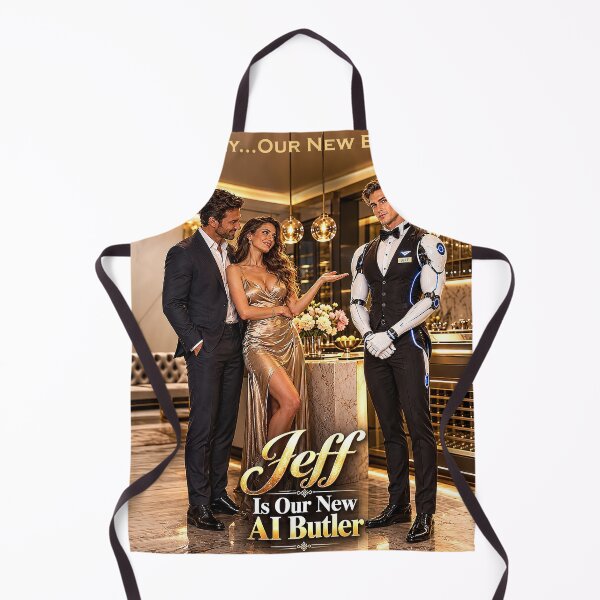Artikelvorschau, Jeff ist unser neuer KI-Butler - entworfen und verkauft von DBM Photo Art 1.