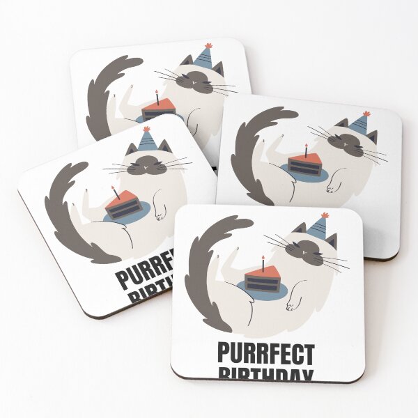 Item preview, Purrfect Birthday – Cute Cat Birthday Gift designed and sold by walbayzon.