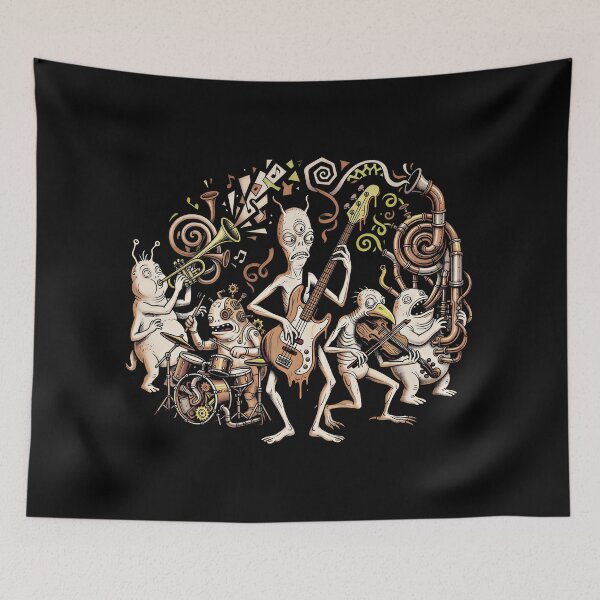Item preview, The Unnatural Orchestra — Surreal Alternative Music Art designed and sold by Etch-art.