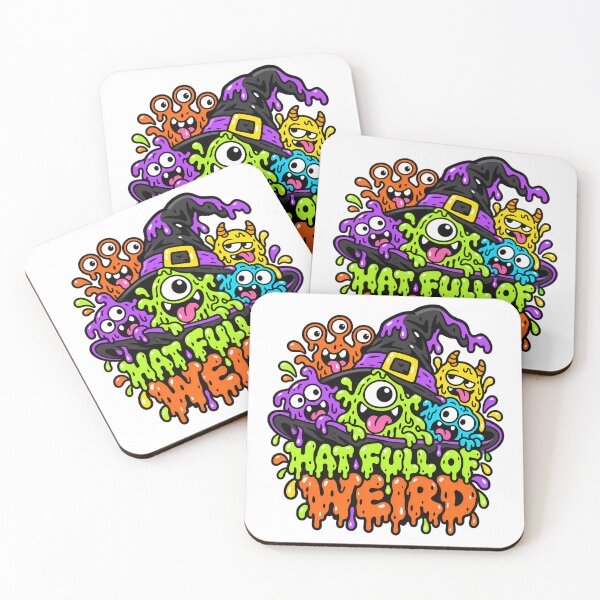 Item preview, Hat Full of Weird Cute Witch Monster Crew designed and sold by Thai Vibe Studio.