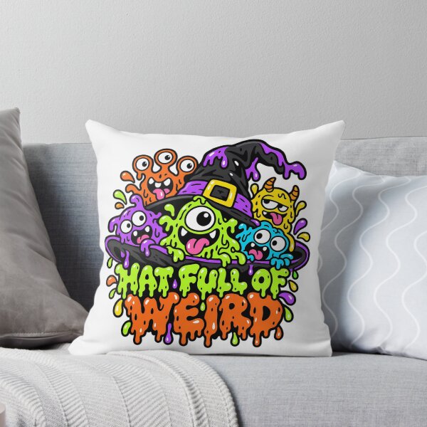 Item preview, Hat Full of Weird Cute Witch Monster Crew designed and sold by Thai Vibe Studio.