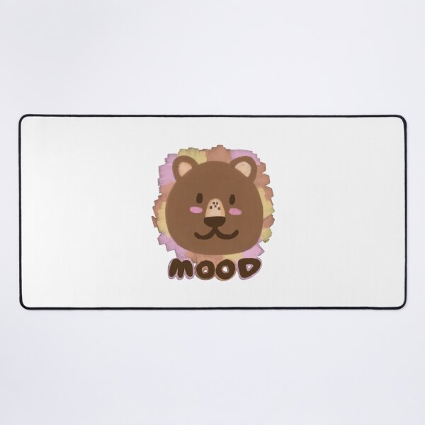 Item preview, Cute Pastel Bear Mood Illustration designed and sold by Raislutchi.