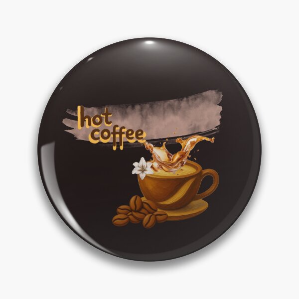 Item preview, Hot Coffee Cup Splash Watercolor Art Design designed and sold by tinkeybabes.