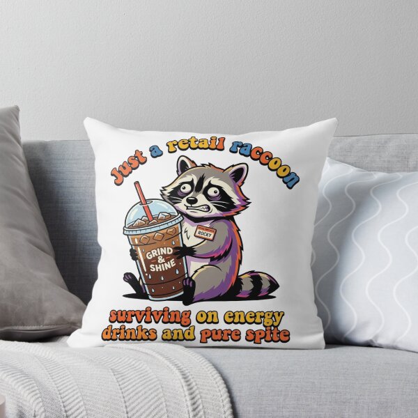 Item preview, Retail Raccoon Trash Panda Worker Humor Coffee designed and sold by jrzvibe.