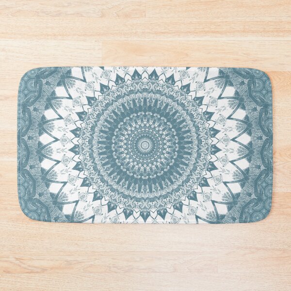 Item preview, Boho Blue Mandala designed and sold by Kelly Dietrich Mandalas & Colorful Patterns.