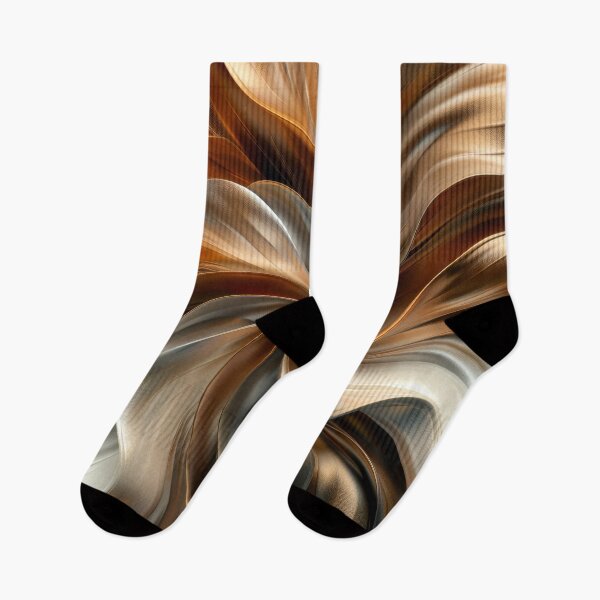 Item preview, Gold and Bronze Metallic Swirl Digital Art designed and sold by MargaretWiktor.