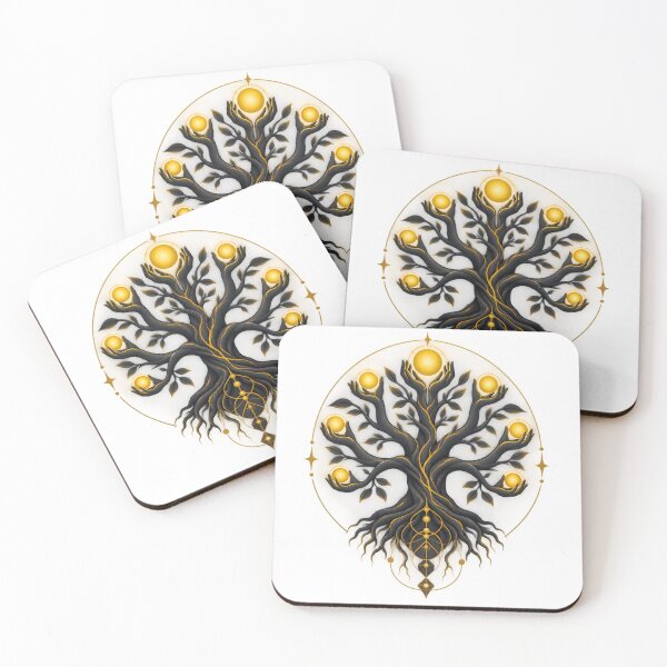 Item preview, Mystic Tree of Glowing Hands designed and sold by Win Hardy.