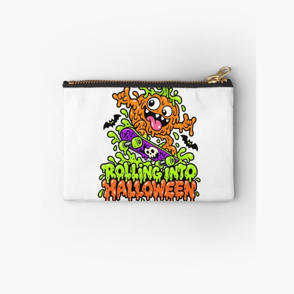 Item preview, Rolling Into Halloween Skateboarding Pumpkin Monster designed and sold by Thai Vibe Studio.
