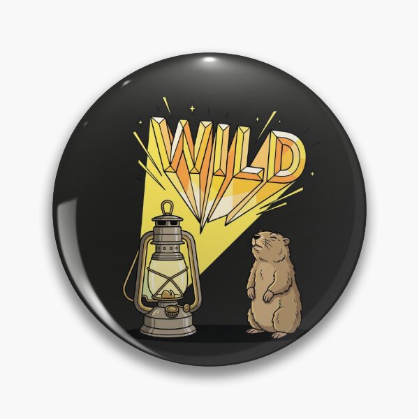 Item preview, Wild Groundhog Camping Lantern Light Pop Art designed and sold by Rare By Hero.