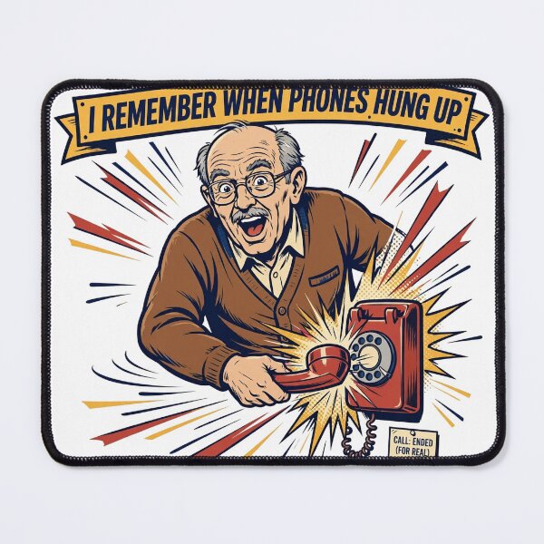 Item preview, I Remember When Phones Hung Up designed and sold by Hearth & Hue.