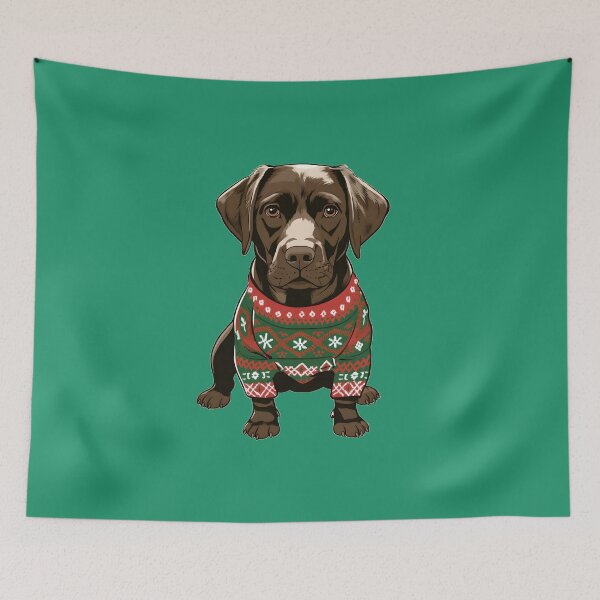 Item preview, Christmas Labrador   designed and sold by NovaBlossomCo.