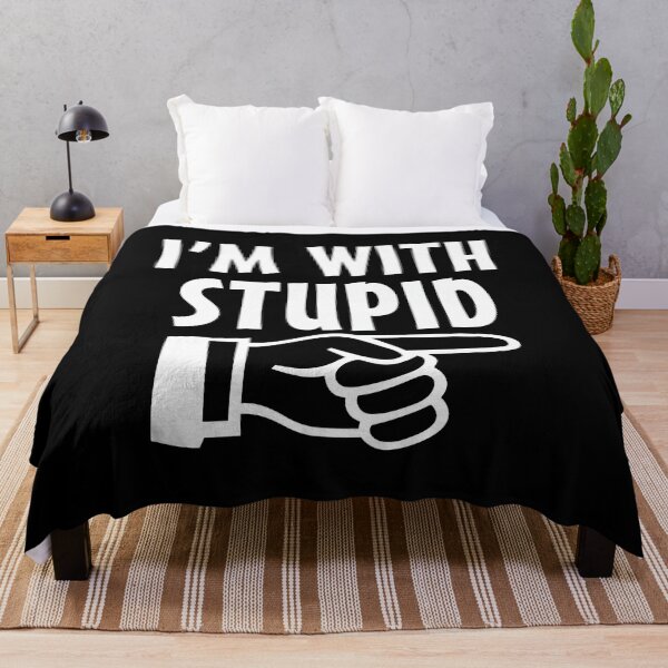 Item preview, I'm With Stupid designed and sold by ArtSantosv.