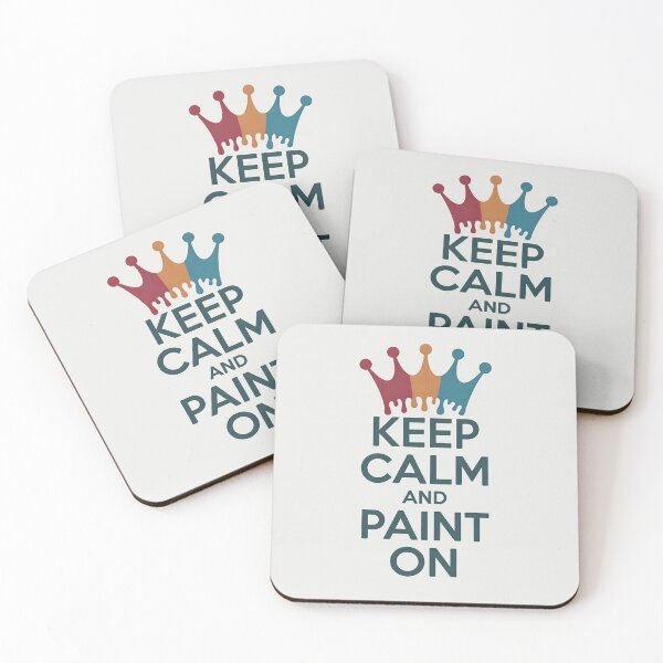 Item preview, Keep Calm and Paint On – Funny Artist Painting Quote Design designed and sold by Jollys-ArtShop.