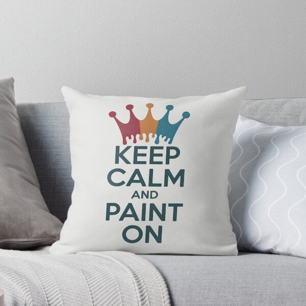 Item preview, Keep Calm and Paint On – Funny Artist Painting Quote Design designed and sold by Jollys-ArtShop.