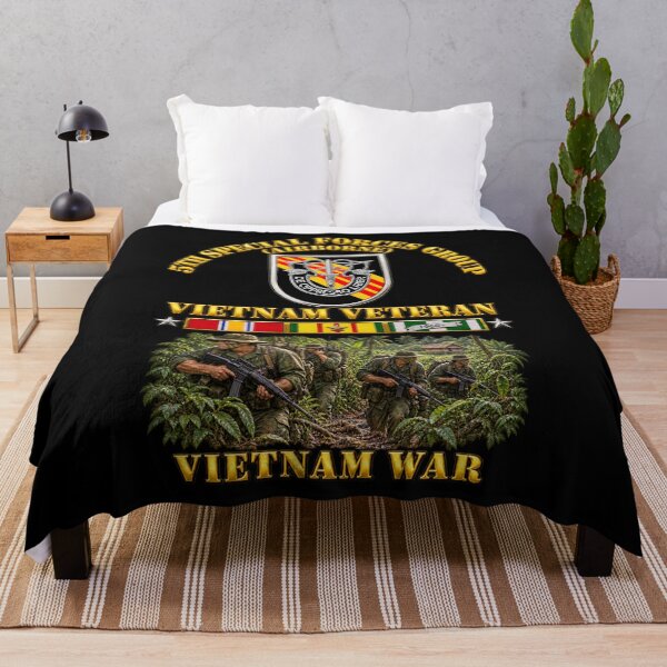 Item preview, 5th Special Forces Group - Vietnam Veteran w VN SVC - with Patrol Scene - 3D - Transparent designed and sold by Military Insignia Products.