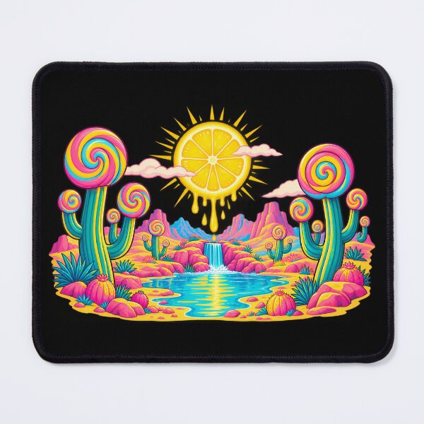 Item preview, Lemon Sun and Lollipop Cacti Desert designed and sold by Win Hardy.