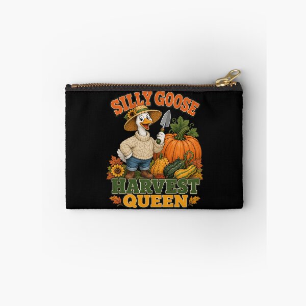 Item preview, Silly Goose Harvest Queen Gardening Fall Pumpkin designed and sold by Design Vibras.