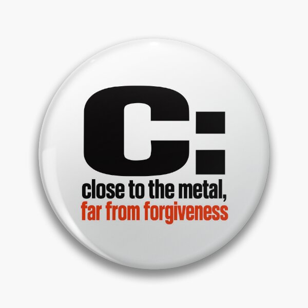 Item preview, Close To The Metal Far From Forgiveness Funny Programmer Typography designed and sold by ThreadQuirk.